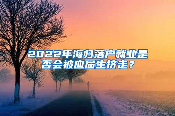 2022年海归落户就业是否会被应届生挤走？