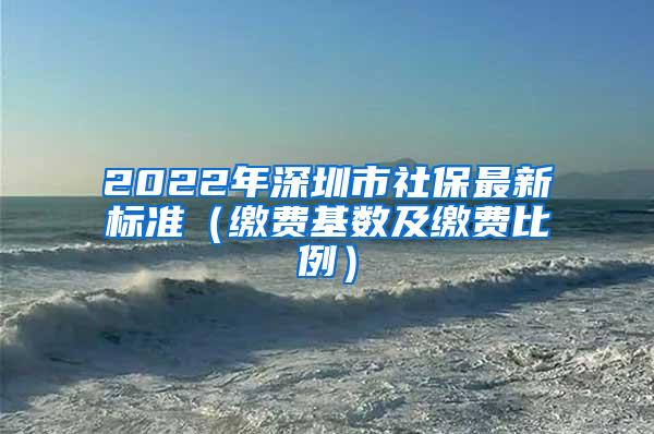 2022年深圳市社保最新标准（缴费基数及缴费比例）