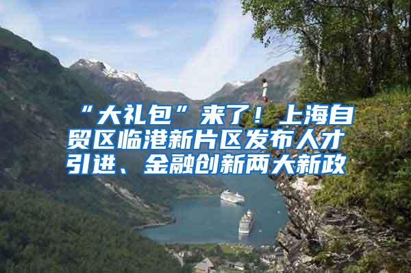 “大礼包”来了！上海自贸区临港新片区发布人才引进、金融创新两大新政