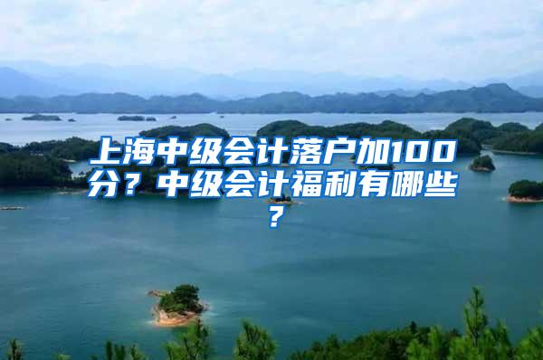 上海中级会计落户加100分？中级会计福利有哪些？