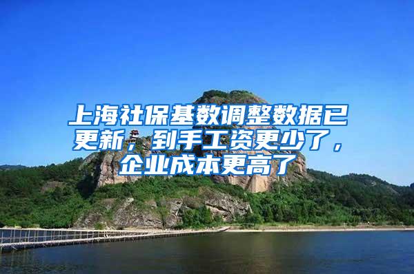 上海社保基数调整数据已更新，到手工资更少了，企业成本更高了