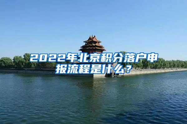 2022年北京积分落户申报流程是什么？