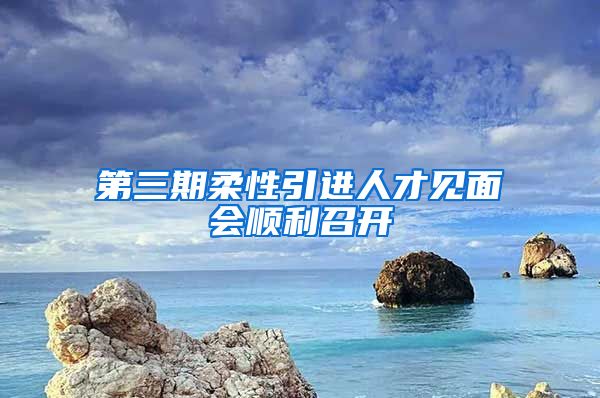 第三期柔性引进人才见面会顺利召开