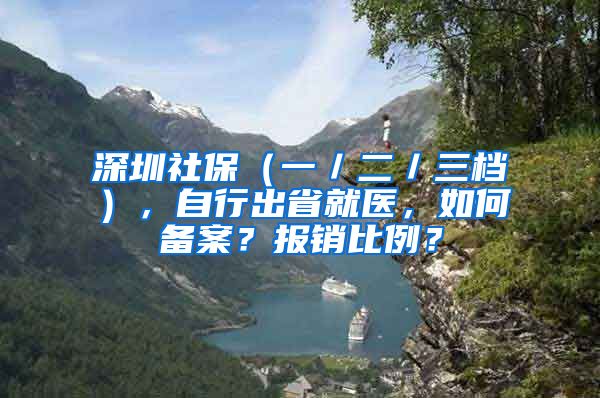 深圳社保（一／二／三档），自行出省就医，如何备案？报销比例？