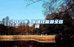 2021年 深圳社保最全咨询